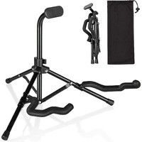 Kadence Guitar Stand Folding, Tripod, Metal Universal for Acoustic guitar, Electric Guitars, Ukulele, Violin, Banjo and Mandolin (NK51)