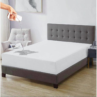 Trance Home Linen Premium 220 GSM+ 72  x 72  Cotton Terry Waterproof Mattress Protector | Elasticated Fitted Style Non-Toxic Bed Protector | Mattresses Cover (72x72 inch | 6x6 feet_ White)