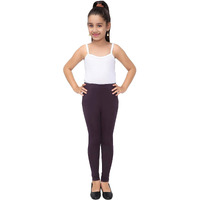 Robinbosky Premium Girls Purple Leggings(15-16 Years(40), Plum)