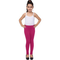 Robinbosky Premium Girls Pink Leggings(15-16 Years(40), NEONPINK)