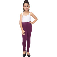 Robinbosky Premium Girls Purple Leggings(15-16 Years(40), Magenta)