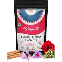 Udyan Tea Kashmiri Saffron Kahwa Green Tea - 100g (50 Cups) | Natural Ingredients Loose Leaf Tea | Antioxidant-Rich Blend Premium Tea for Better Digestion & Detox