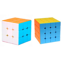 D ETERNAL Cube Combo Of 3X3 & 4X4 High Speed Stickerless Puzzle Cube Combo Set Of 2, Teen