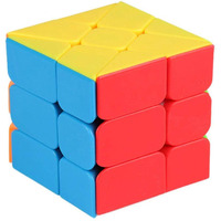 D ETERNAL Moyu Mofang Jiaoshi Windmill Cube High Speed Stickerless Magic Puzzle Cubes, Teen
