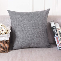 Khooti Jute Cushion Cover, 10x10 (Light Grey)(Pack of 1)