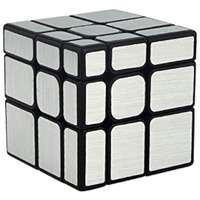 D ETERNAL Moyu Mofang Jiaoshi Silver Mirror Cube 3X3 High Speed Cube, Kid