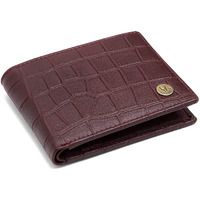 WildHorn Maroon Leather Wallet for Men I Ultra Strong Stitching I 6 Card Slots I 2 Currency & 2 Secret Compartments I 1 Coin Pocket