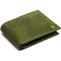 WildHorn Green Leather Wallet for Men I Ultra Strong Stitching I 6 Card Slots I 2 Currency & 2 Secret Compartments I 1 Coin Pocket