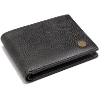 WildHorn Black Leather Wallet for Men I Ultra Strong Stitching I 6 Card Slots I 2 Currency & 2 Secret Compartments I 1 Coin Pocket