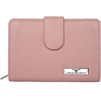 URBAN FOREST Arya Rose Pink Leather Wallet for Women