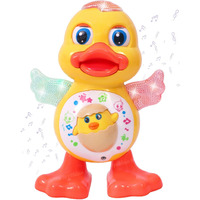 Toyshine Dancing Duck with Music Flashing Lights and Real Dancing Action (Battery Included),Plastic,Multi Color,Pack of 1