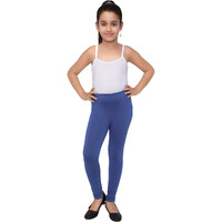 Robinbosky Premium Girls Blue Leggings(13-14 Years(38), IMPERIALBLUE)