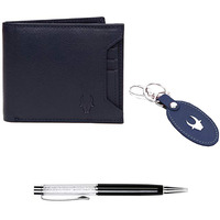WildHorn Gift Hamper for Men I Leather Wallet, Keychain & Pen Combo Gift Set I Gift for Friend, Boyfriend,Husband,Father, Son etc