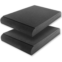 YGM Acoustic Foams XL Studio Monitor/Speaker Isolation Pads for 6 -10   Monitors | High-Density Acoustic Foams with Angle Adjuster with 50 Kg/m Density (XL Pair) [Best for 6-10 inch Monitor/Speakers]