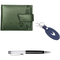 WildHorn Gift Hamper for Men I Leather Wallet, Keychain & Pen Combo Gift Set I Gift for Friend, Boyfriend,Husband,Father, Son etc