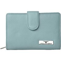 URBAN FOREST Arya Pastel Blue Leather Wallet for Women