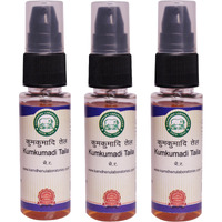 Kamdhenu Laboratories Kumkumadi tailam 30 ml, Pack Of Three| Ayurvedic Face Oil| For Glowing Skin | For men and Women