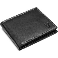 WildHorn Men s Denial Leather Wallet (Jade Black)