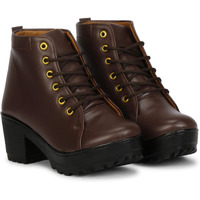 KRAFTER Women s Classic Boots (Brown, 5 UK)