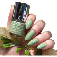 Debelle Gel Nail Polish Fleur Pistachio (Turquoise Mint Green Nail Paint)|Non Uv - Gel Glossy Finish |Chip Resistant | Seaweed Enriched Formula| Long Lasting|Cruelty And Toxic Free| 8Ml
