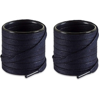 SHOESHINE flat cotton shoe laces for casual, sneaker shoes or boot 8mm wide - 2 Pair (4 Pcs)