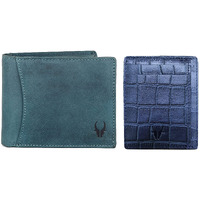 WildHorn Blue Leather Men s Wallet (699710)