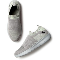 Marc Loire Slip-On Sneakers For Women, Lightweight & Comfortable Walking Sports Shoes Without Laces Green - 7 Uk