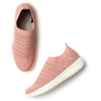 Marc Loire Women s Athleisure Active Wear Slip-On Sneaker Shoes (Peach, Numeric_6)