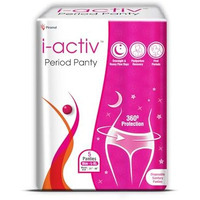 I Activ Period Panty For Girls & Women | L-Xl | 5's Pack | Disposable Period Panties For Women | Maternity Pads After Delivery For Heavy Flow Periods | 360 Degree Protection | Waist Size - 31" To 48"