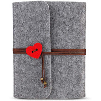 Hasthip Photo Album, Felt Cover Photo Scrapbook Memory Book Hand Made Diy Albums With 30 Sheets Mothers Day Gift For Mom, Wedding Baby Journal(Grey, 7.5 X 6.9 Inch)