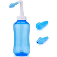 Hannea Nose Wash System Clean Sinus Allergies Nasal Pressure Neti Pot For Children And Adults(300 Ml)