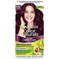 Garnier, Hair Colouring Creme, Long-Lasting Colour, Smoothness & Shine, Color Naturals, Shade: 3.16 Burgundy, 70Ml + 60G