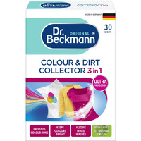 Dr. Beckmann Dr Beckmann Colour & Dirt Collector Advanced For Long Lasting Colour Of Laundry With Microfiber & Colour-Collecting Molecules 30 Colour Catcher Sheets For Washing Machine - 30 Count