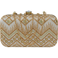 Ailtino Women's Box Clutch (Beige)