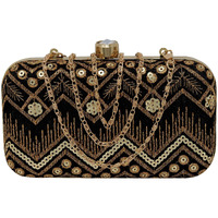 Ailtino Women's Box Clutch (Black)