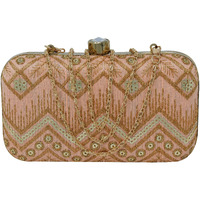 Ailtino Women's Box Clutch (Peach)
