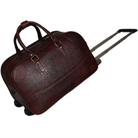 Hyatt Leather Accessories Leather 11 Cm Travel Duffle (Hd5-Hd7_Brown)