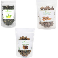 Shudh Online Dry Amla, Baheda, Harad Combo - Triphala Raw (300 Grams - 100 Gr Each) 1:1:1 Ratio For Digestion, Weight Loss, Hair Growth, Skin Care