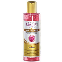 Khadi Mauri Herbal Rose Face Wash - Powerful Antioxidants To Repair Skin Damage, Gentle Cleanser To Fight Acne & Spots - 210 Ml