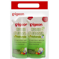 Pigeon Liquid Cleanser 500 Ml Refill Combo (Pack Of 2), Transparent (Z981)