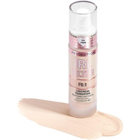 Makeup Revolution Irl Filter Longwear Natural Foundation F12 For Perfect Match, Multi-Use Waterproof, Medium/Full Coverage Foundation, Oil Free We Have A Shade For All Skin Types (Nude F0.1) 23Ml