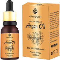 Grandeur 100% Pure And Natural Moroccan Argan Oil 30Ml, For Dry And Coarse Hair & Skin Care- 30Ml | Hair Fall Control | Hair Growth|