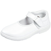 Ektta Girl's White School Shoes_9 Sml