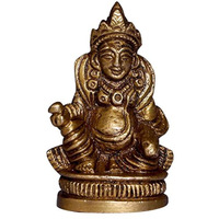 Pick End Now Lord Kuber Brass Statue For Home Temple | Product Dimensions - 2 X 3 X 5 Cm, 75Gm, Wedding