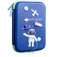 Okean 3D Astronaut Blue Pencil Box Space Pencil Case For Kids, Kids, Pencil Case For Boys, Return Gifts For Kids-Space & Astronaut Theme - Ethylene Vinyl Acetate (Eva)