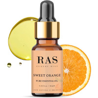 Ras Luxury Oils Sweet Orange Pure Essential Oil| Cold Pressed, Natural Therapeutic Skin Care Helps Relieve Stress & Anxiety | Aromatherapy, Immunity Booster & Skin Brightener For All Skin Types 10Ml