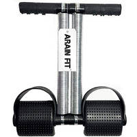 Arain Fit Double Spring Tummy Trimmer Ab Exerciser For Men And Women Waist Trimming, Bicep, Body Toner Black