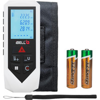 Ibell Dm60-02 Professional Laser Distance Meter 60M With Area, Volume, Pythagorean Measurement, Self-Calibration Function, Mute Mode, Backlit Lcd, Carry Bag, Strap, Batteries