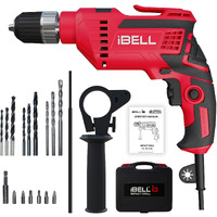 Ibell Impact Drill Id13-80, 650W, Copper Armature, Chuck 13Mm Keyless Auto, 2800 Rpm, 2 Mode Selector, Forward/Reverse With Variable Speed