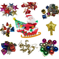 Krisah Christmas Mini Hanging Ornaments Decoration 104 Pcs Set For Tree